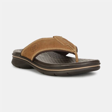 Hush Puppies Tan Everyday Lifestyle Flip Flop For Men